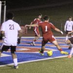 article image - George puts an effort on goal